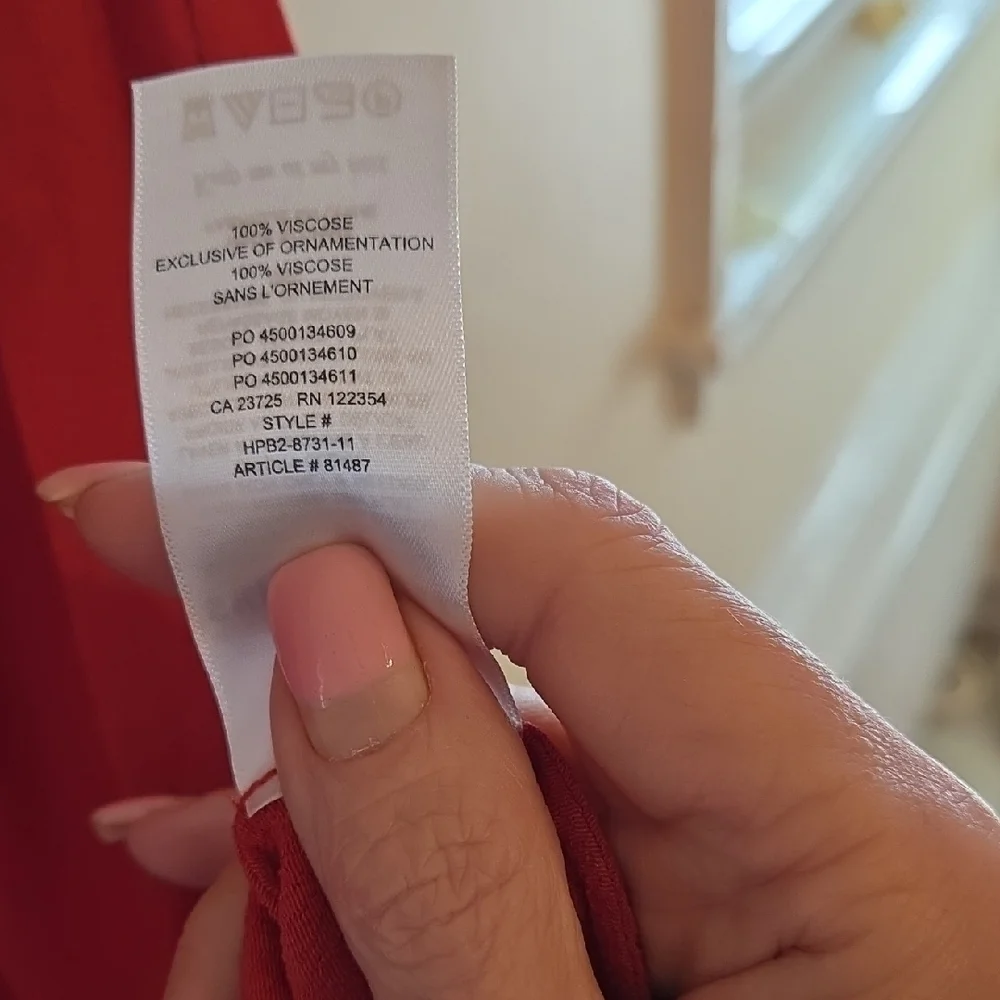 Sunday Best (Aritzia) collared  Red Mini Dress size 2 - Picture 4 of 8